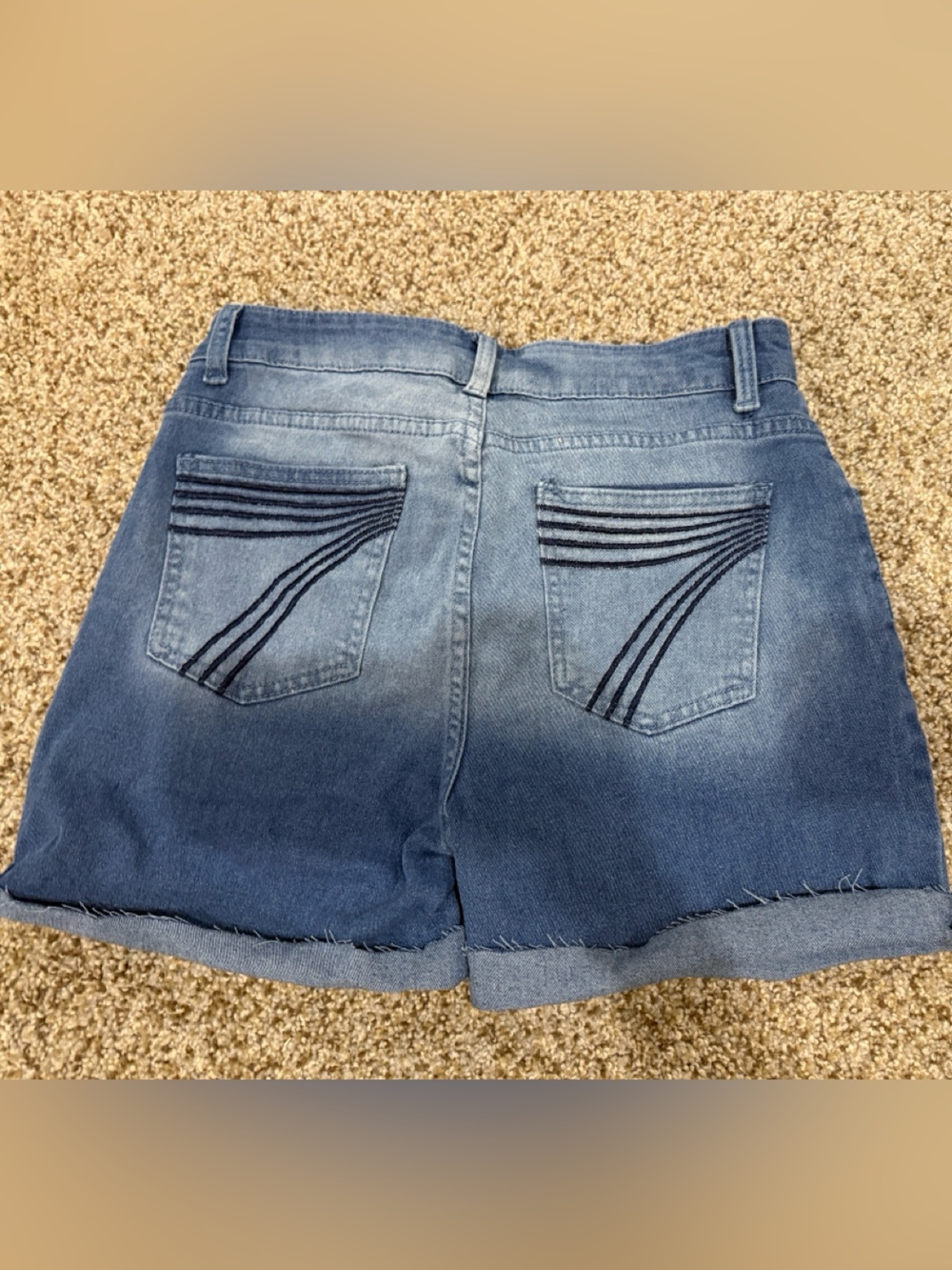 7 Jean Blue Women's Denim Shorts - Classic Casual - Picture 1 of 3